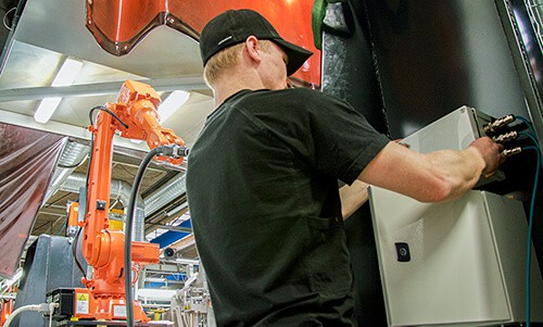 Optimierung des ABB-Schweißroboters