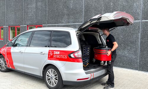 Danrobotics-Dienstwagen