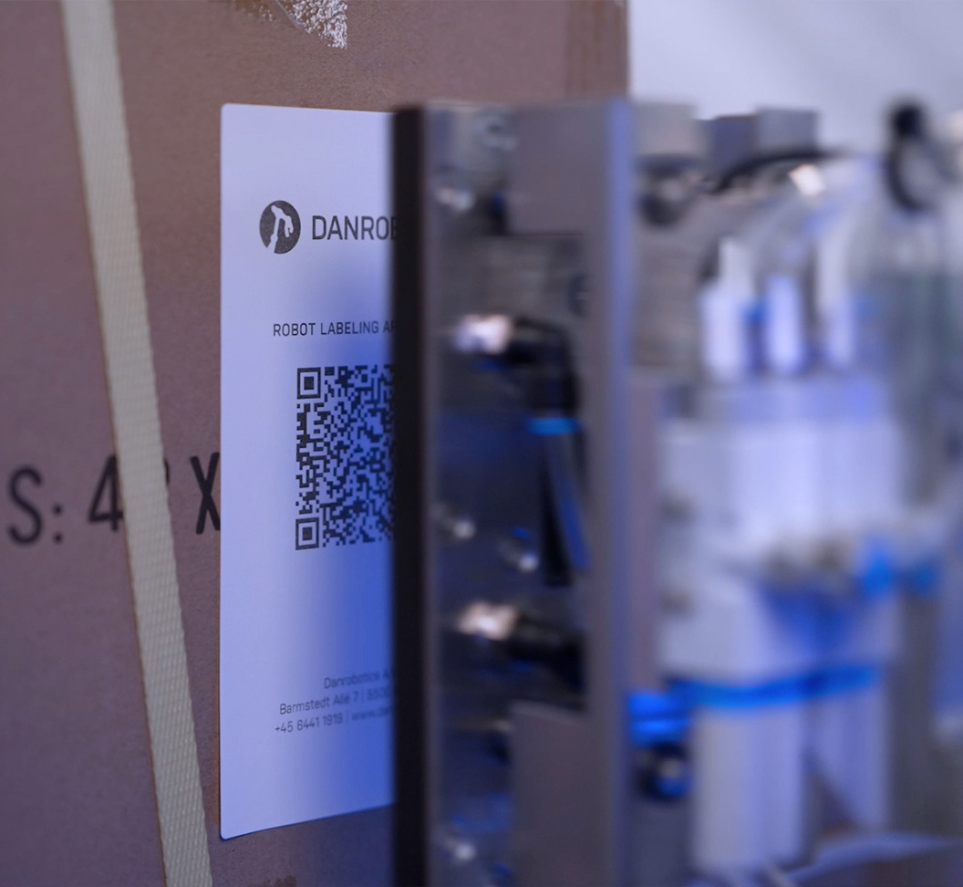 Intralogistik labelpåsætning | Danrobotics
